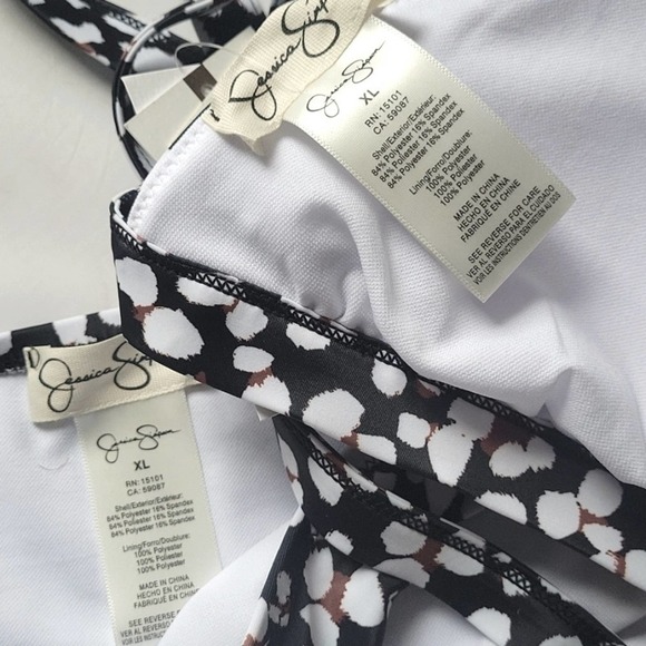 New! JESSICA SIMPSON Cool Cat Bikini Set XL. - Picture 11 of 11